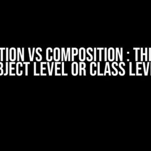 Aggregation vs Composition : Thinking at object level or class level